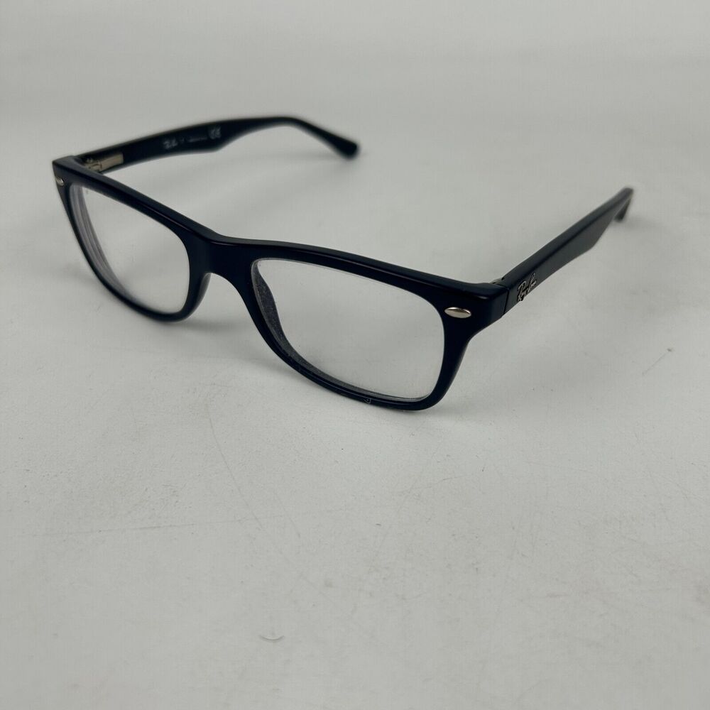 Ray-Ban RB 5228 Eyeglasses Womens Black Acetate Square Frame 50-17-140 mm